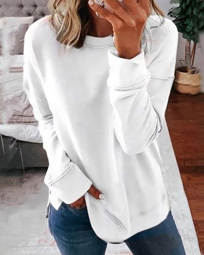 Women’s Casual Oversized Sweatshirt Everyday Pullover