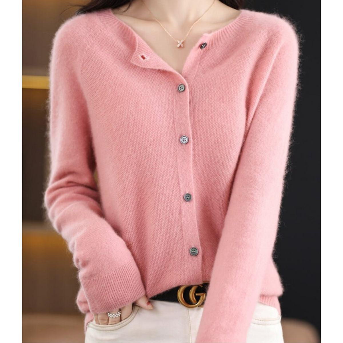Women’s Classic V-Neck Soft Knit Cardigan