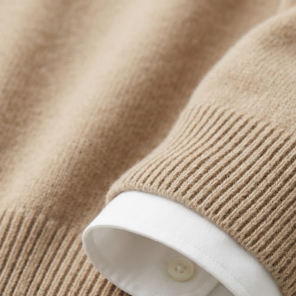 Men’s Classic V-Neck Knit Sweater
