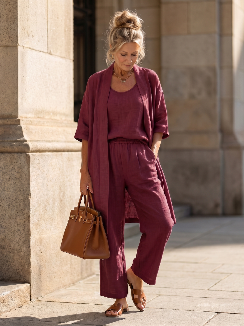Women's Relaxed Three-Piece Lounge Set