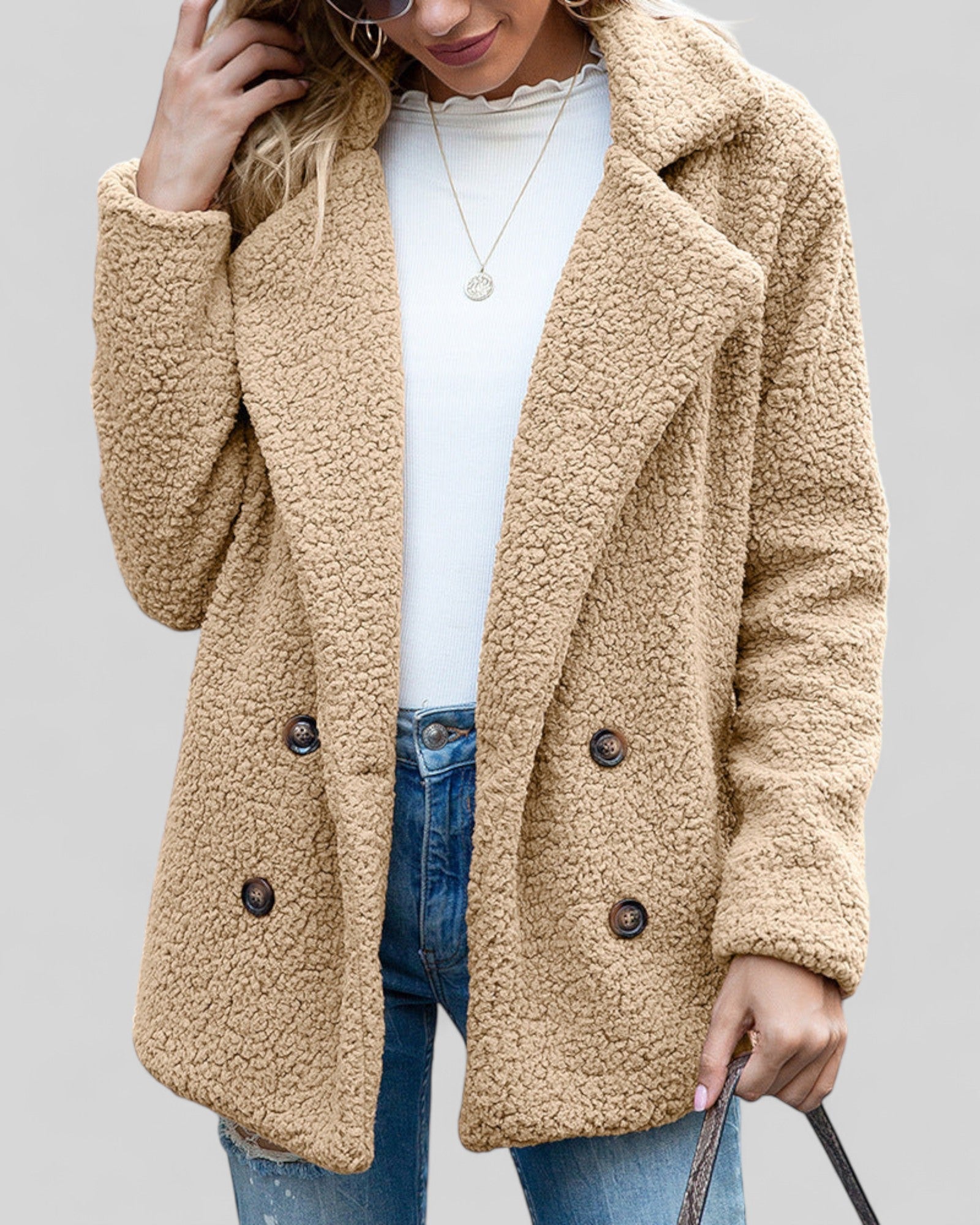 Stylish Soft Women's Coat - Elegance & Comfort