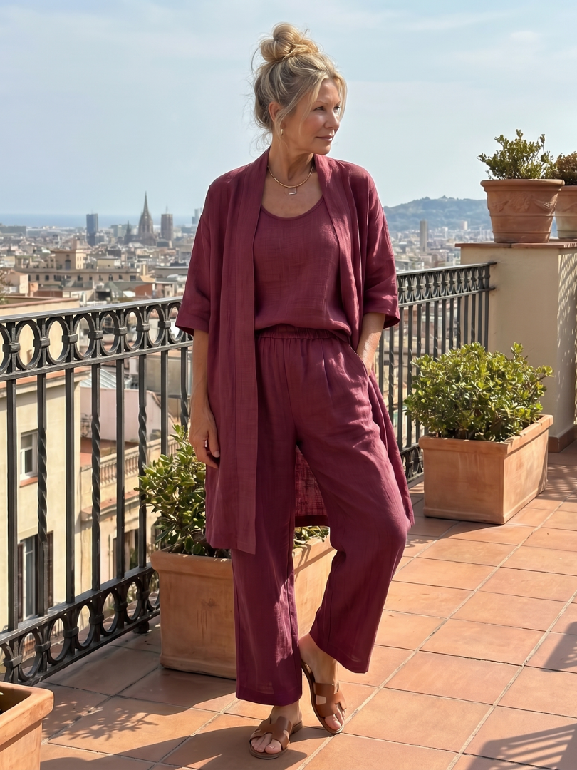 Women's Relaxed Three-Piece Lounge Set