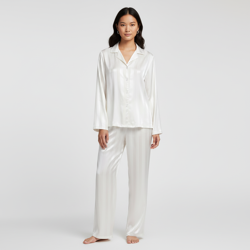 Women’s Satin Pajama Sleepwear Lounge Set