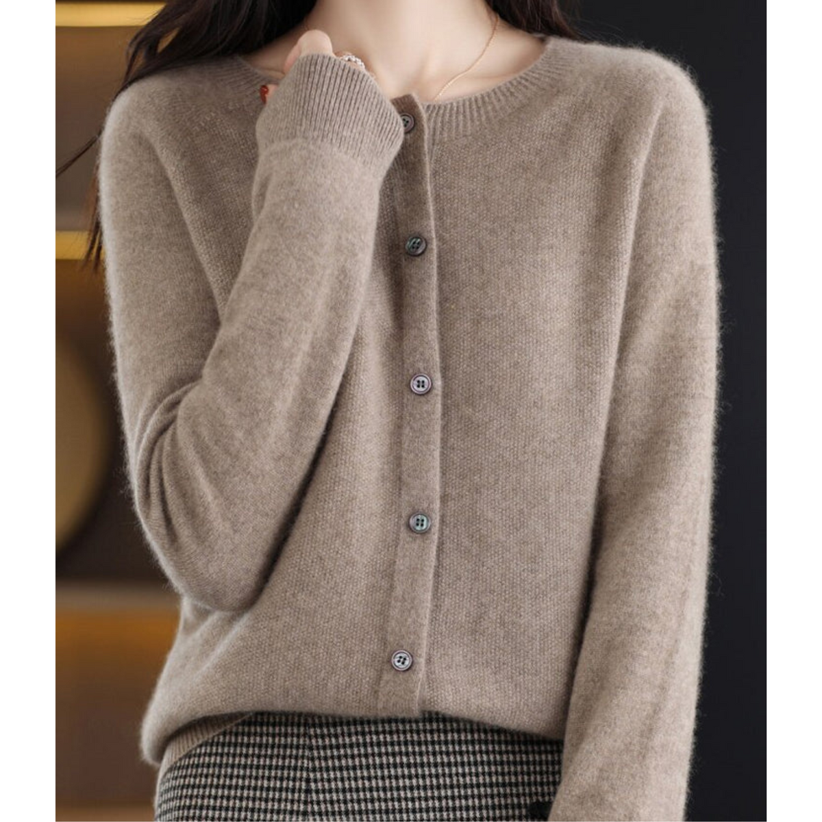 Women’s Classic V-Neck Soft Knit Cardigan