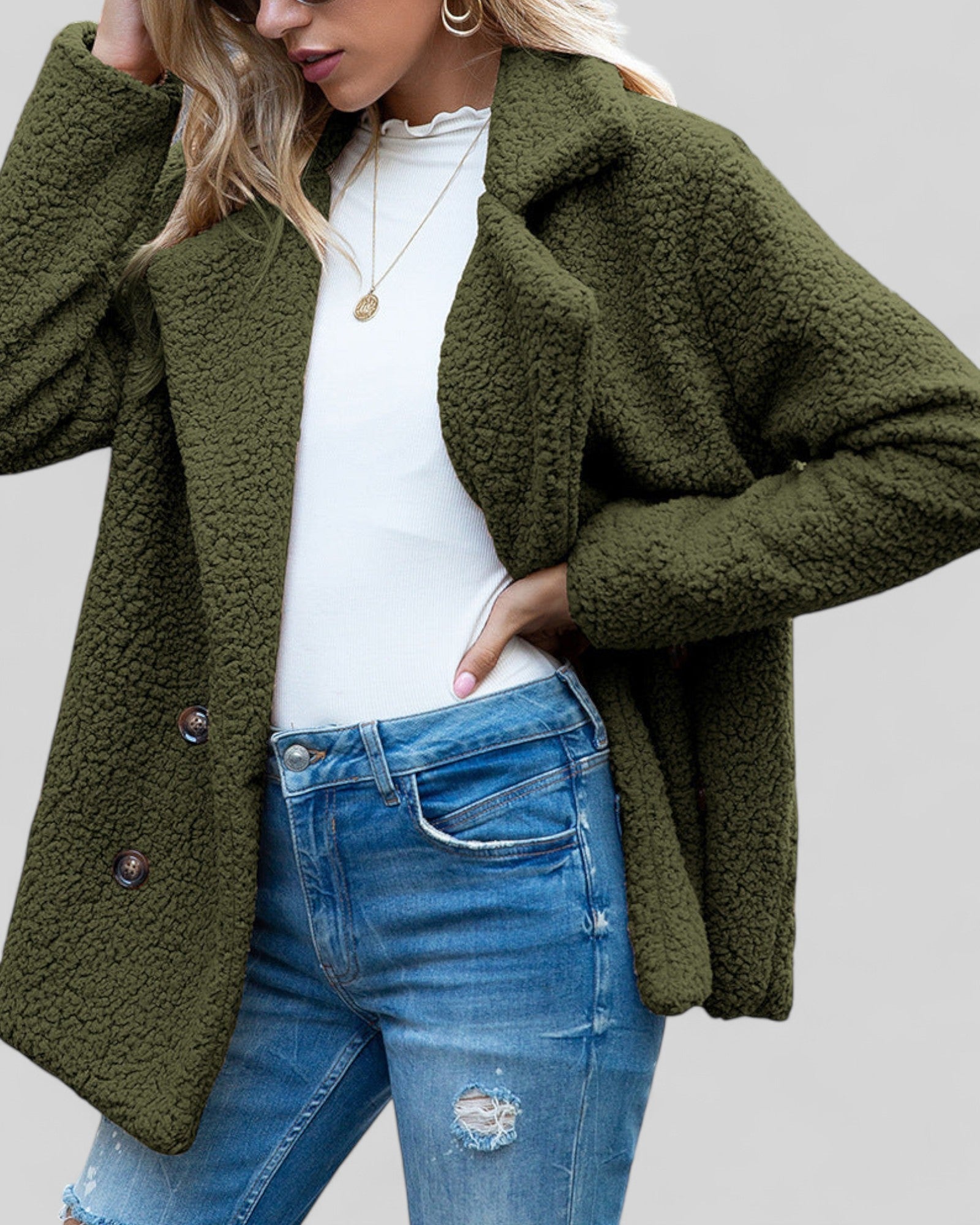 Stylish Soft Women's Coat - Elegance & Comfort