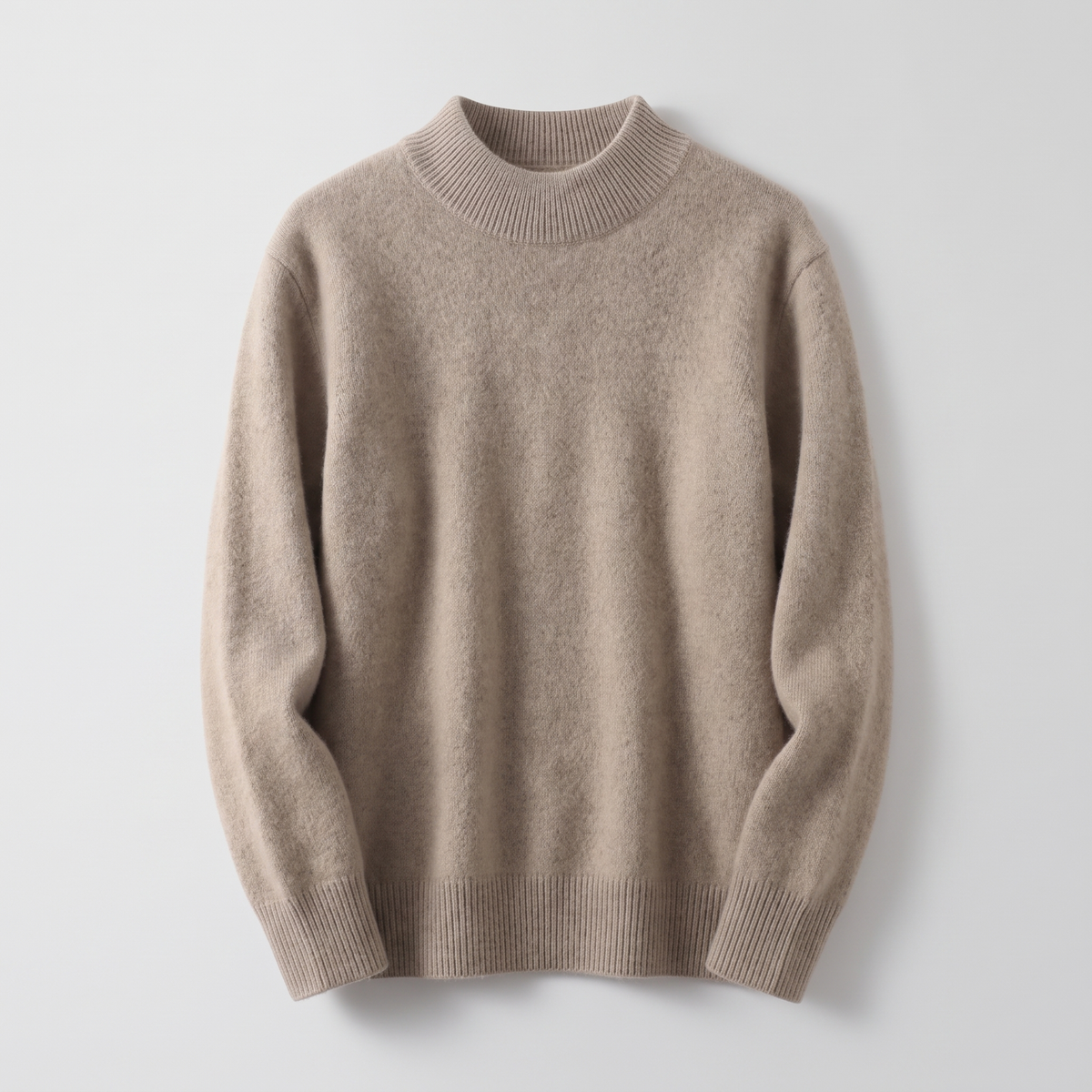 Men's Classic Ribbed Knit Crewneck Sweater