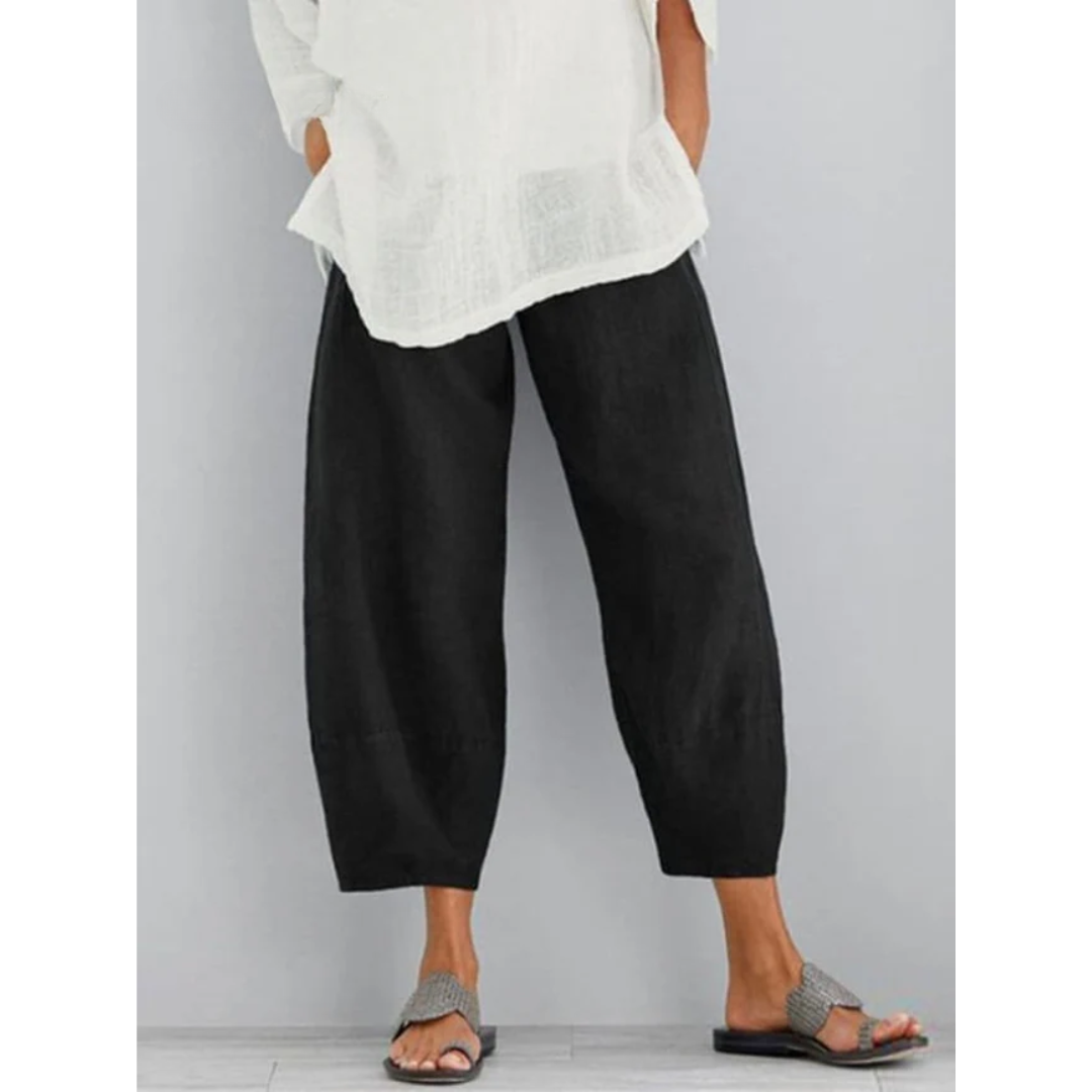 Women's Relaxed Straight-Leg Leisure Pants