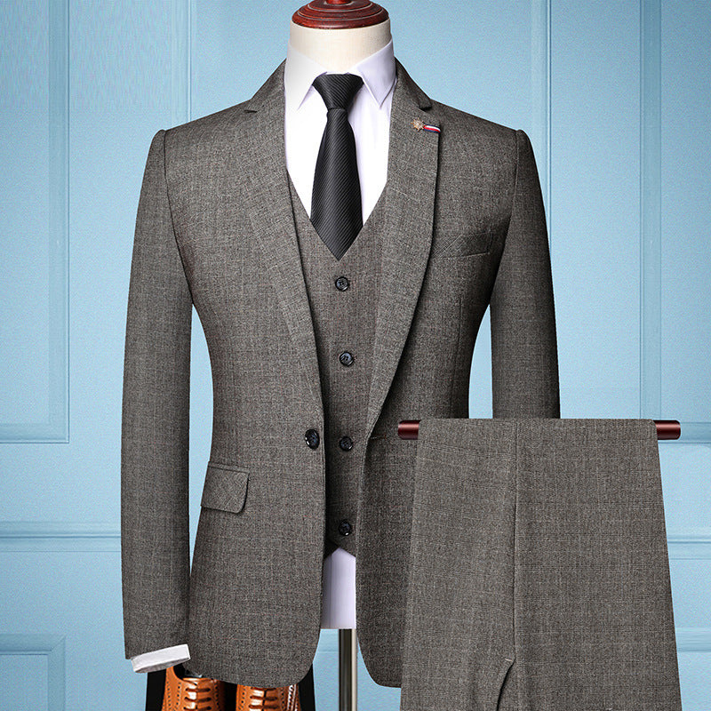 Stylish 3-Piece Men's Suit with Comfortable Fit