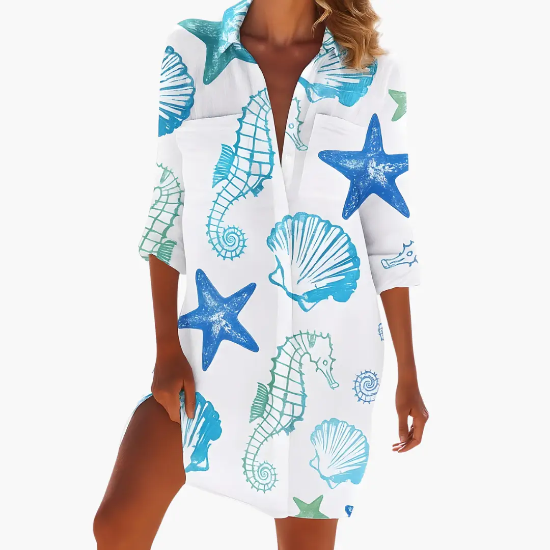 #Color_Blue Seahorse