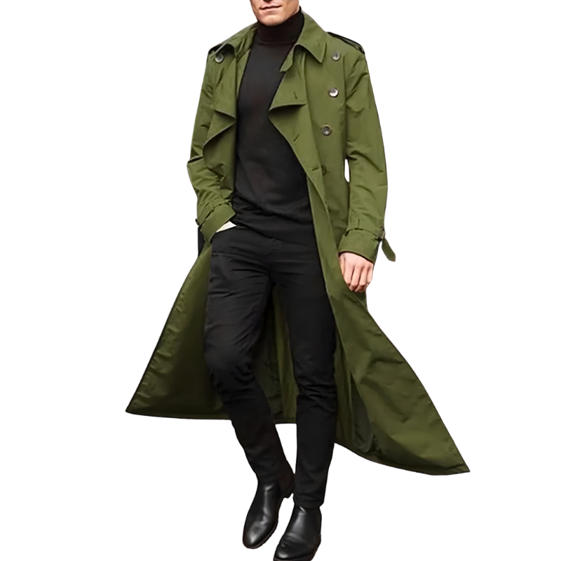 Stylish Waterproof Trench Coat for Men