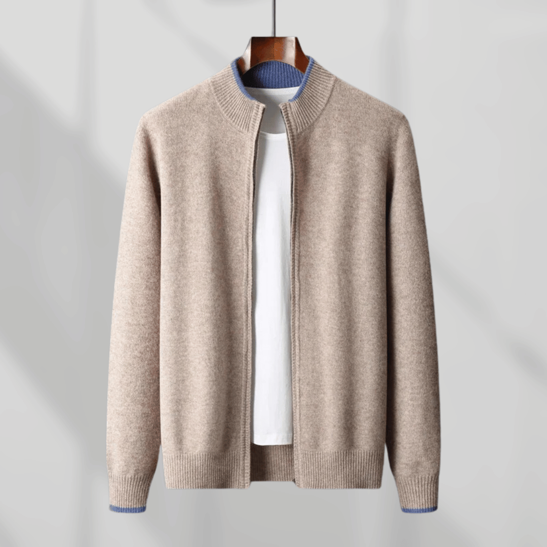 Soft Zip Cardigan for Men