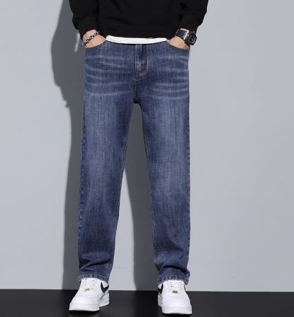 Stylish Solid Casual Men's Jeans
