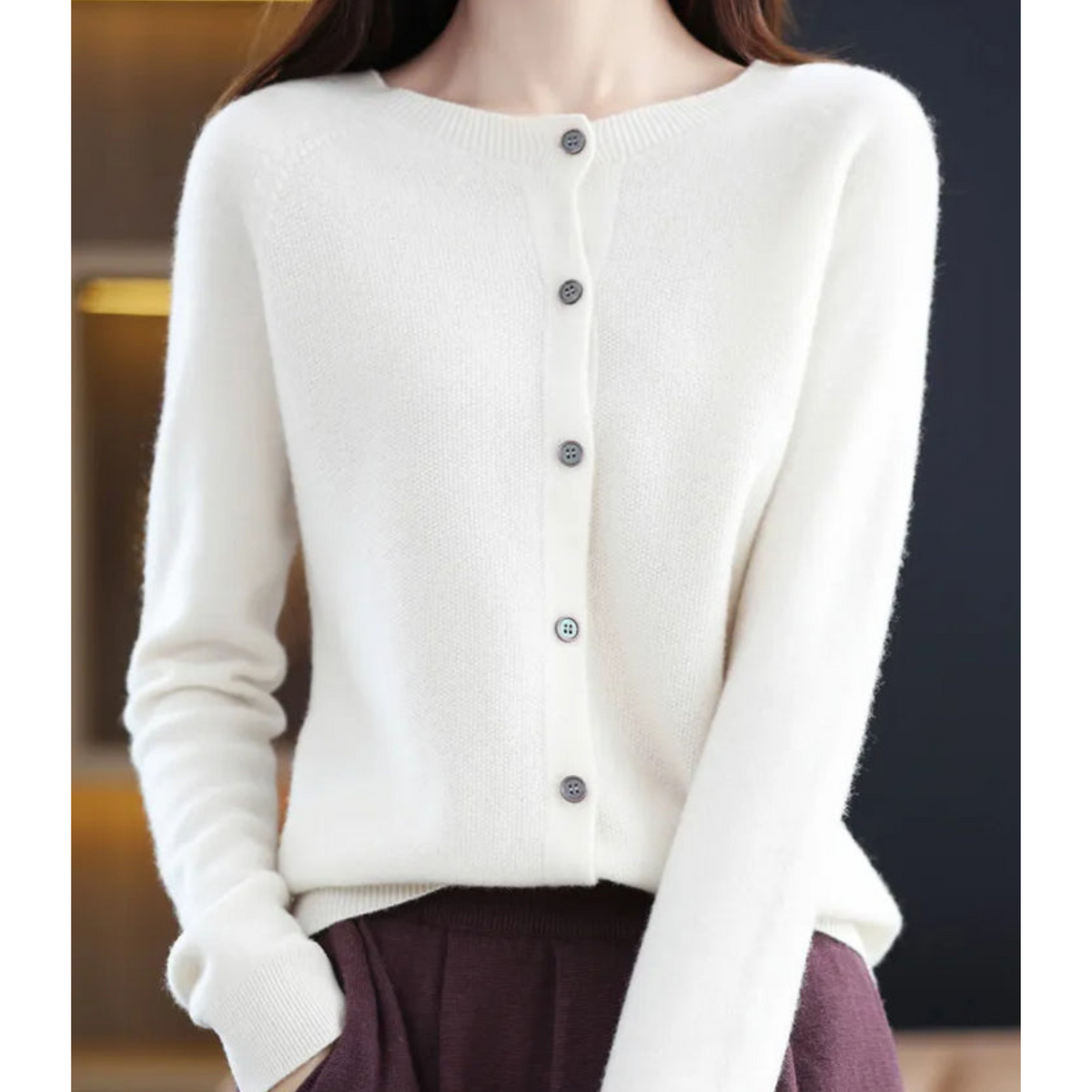 Women’s Classic V-Neck Soft Knit Cardigan