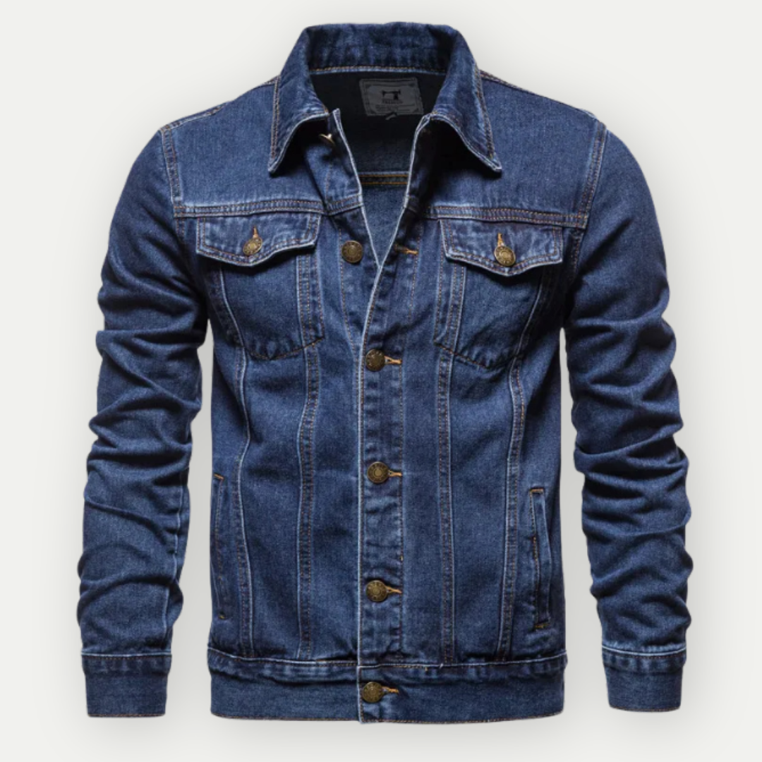 Stylish Denim Trucker Jacket with Comfortable Fit