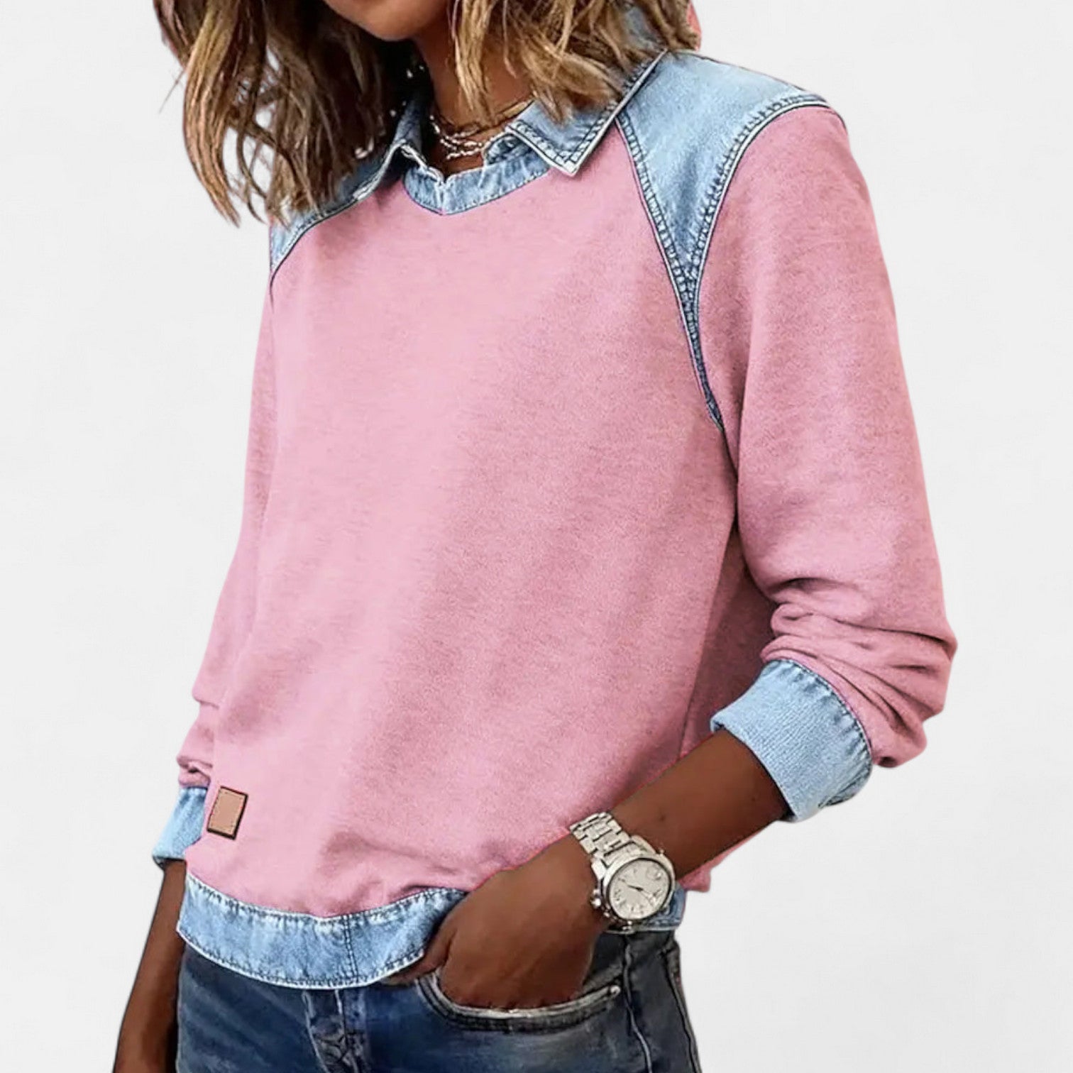 Women's Long Sleeve Casual Pullover Sweatshirt