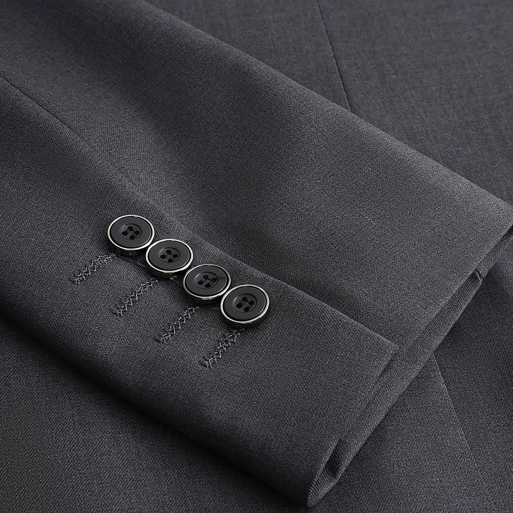 Men’s Tailored Classic Single-Breasted Formal Blazer