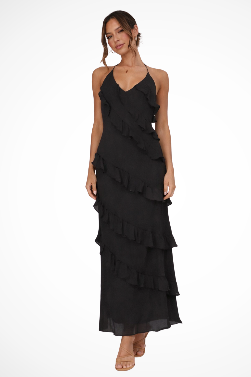 Women’s Tiered Ruffle Maxi Dress