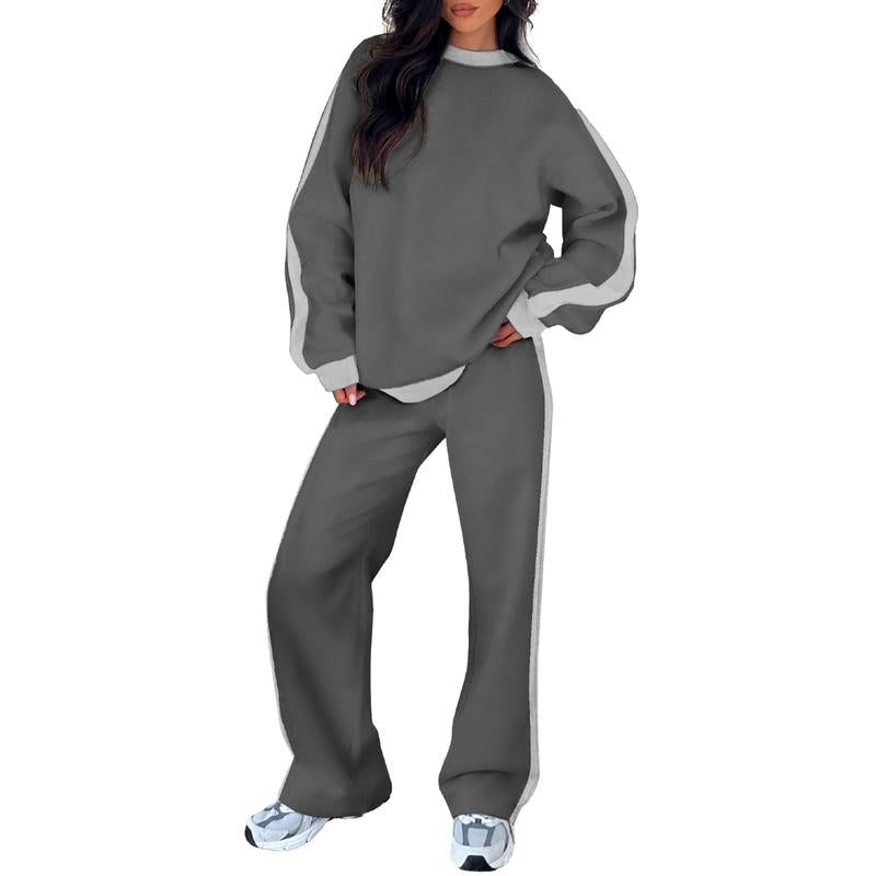 Women's 2-Piece Lounge Set Sweatshirt Pants