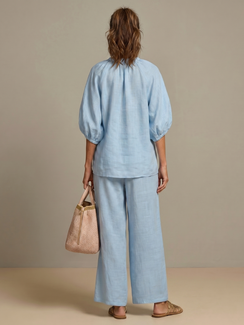Women's Relaxed Zip-Up Two-Piece Set