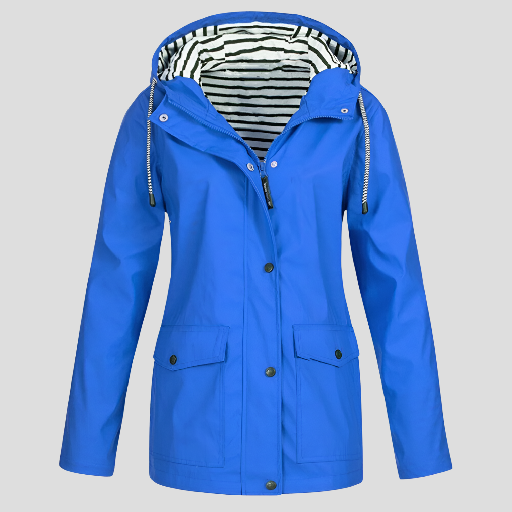 Women's Waterproof Hooded Rain Jacket