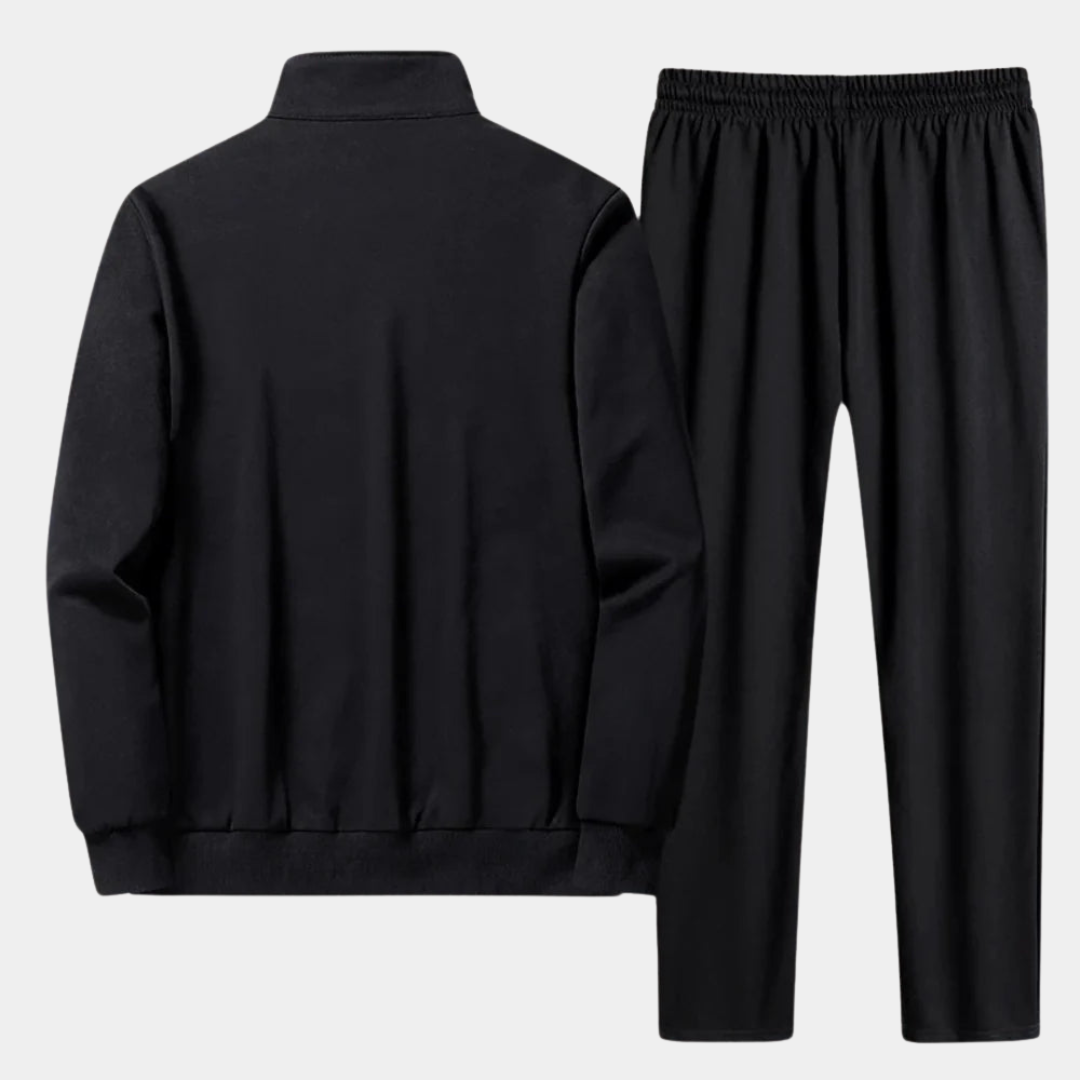 Men's Lightweight Zip-Up Jacket & Jogger Tracksuit Set