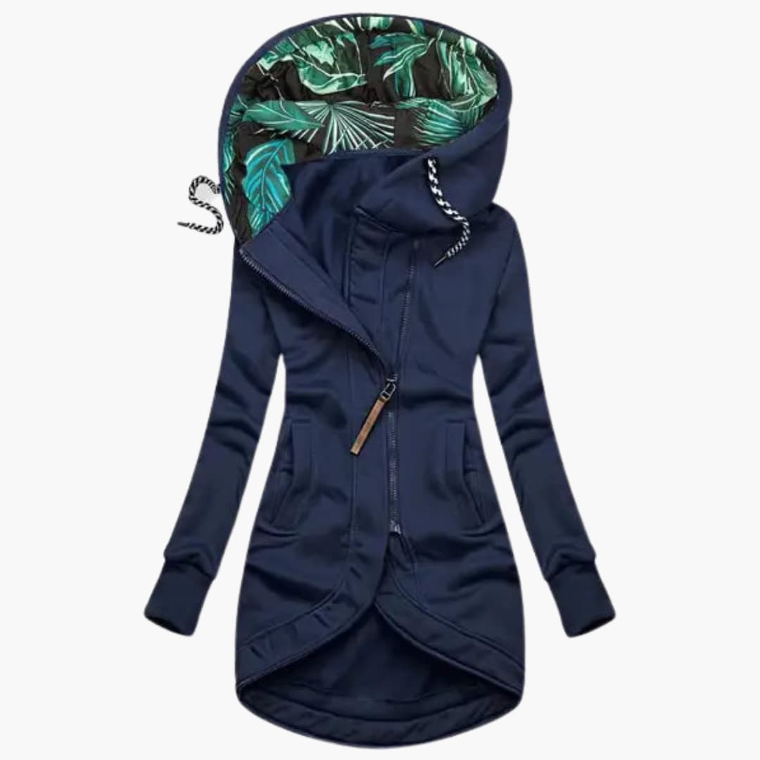Women’s Hooded Insulated Jacket with Zip Front