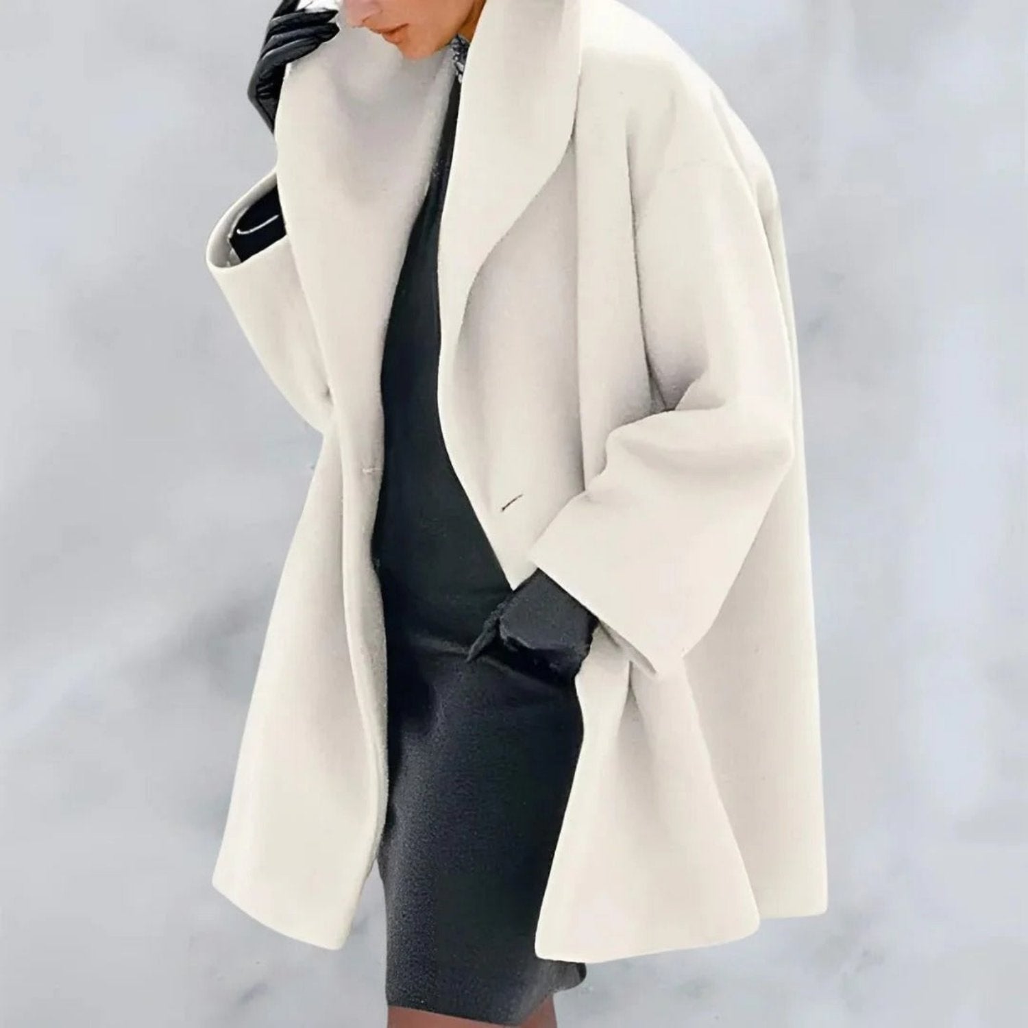 Stylish Women’s Cozy Hooded Oversized Coat