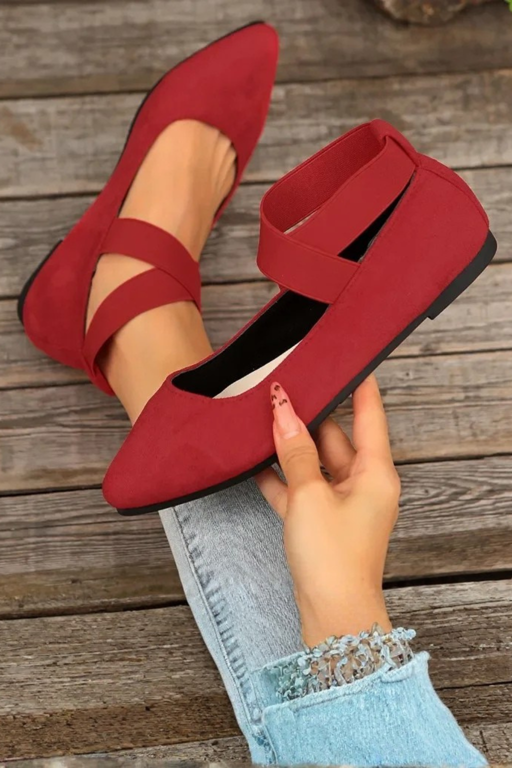 Women’s Pointed Toe Mary Jane Flats for Everyday Comfort