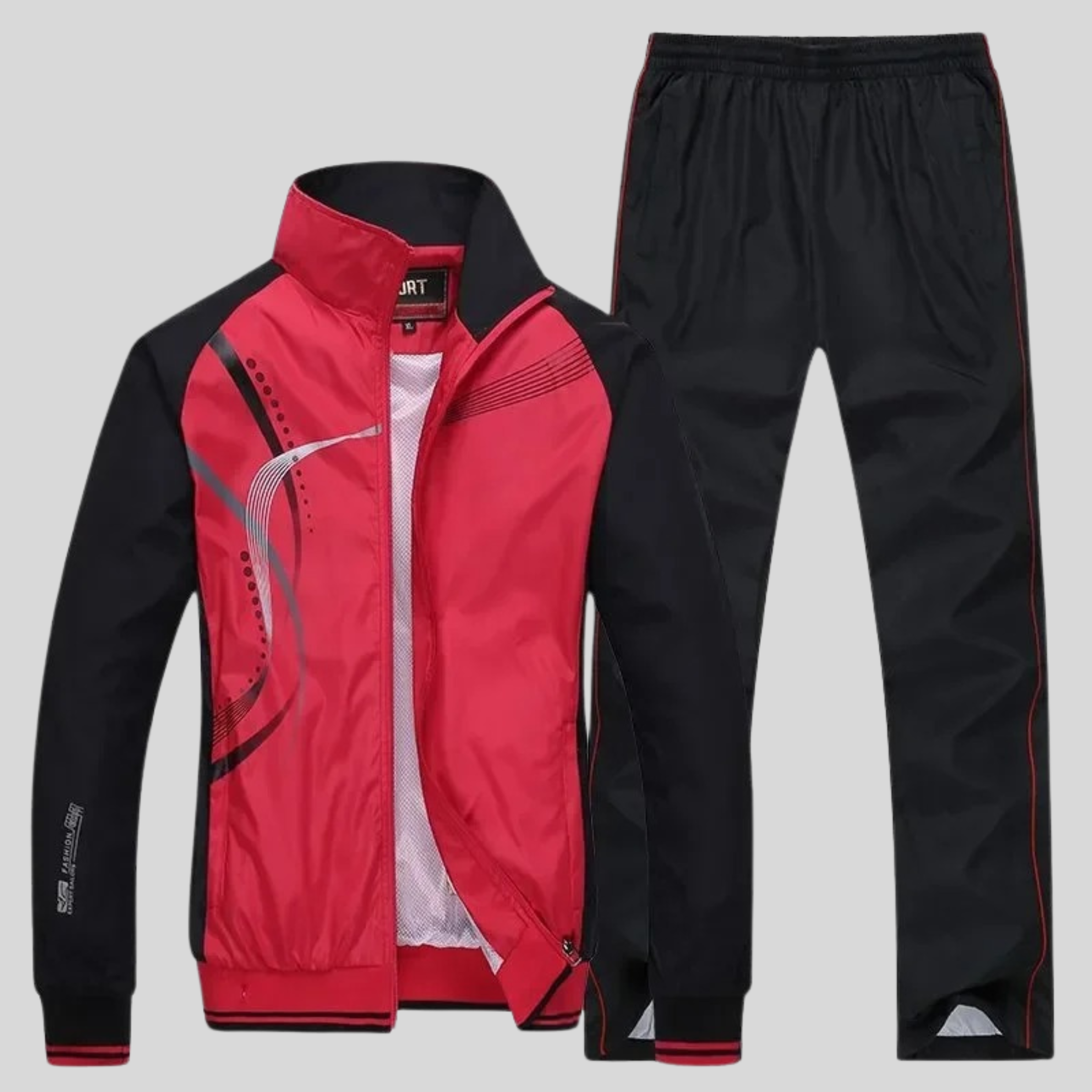 Men’s Athletic Two-Piece Sports Set with Performance Fit