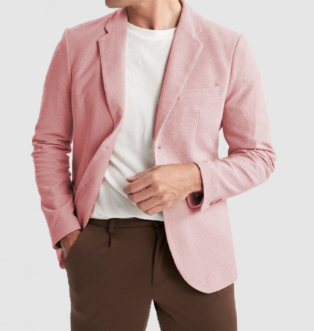 Stylish summer blazer made of linen with breathable fabric