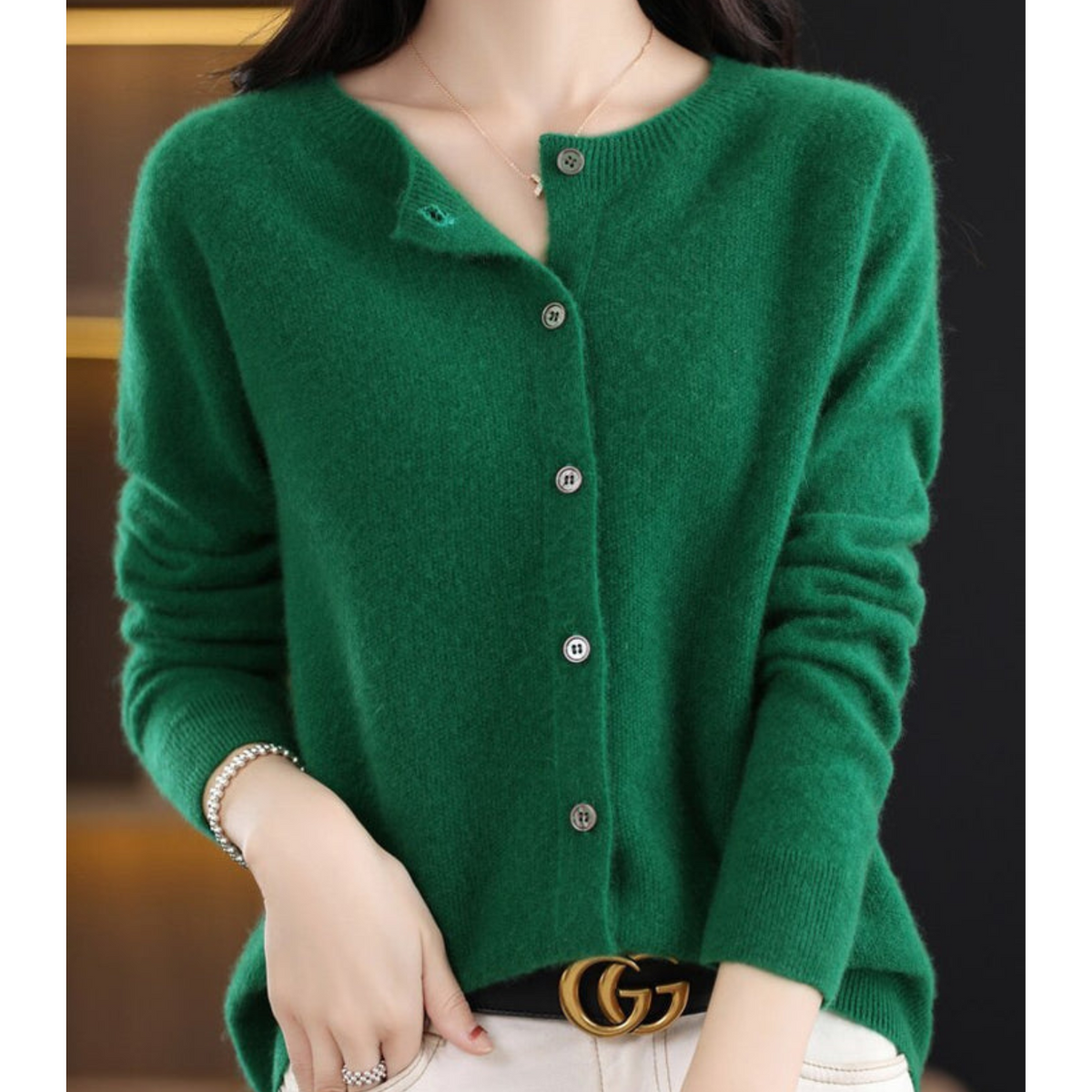 Women’s Classic V-Neck Soft Knit Cardigan