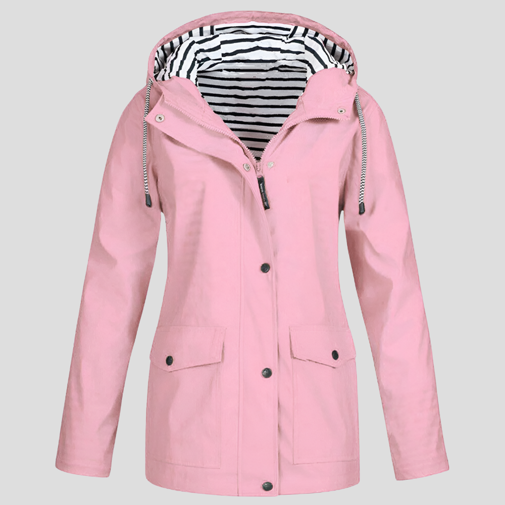 Women's Waterproof Hooded Rain Jacket