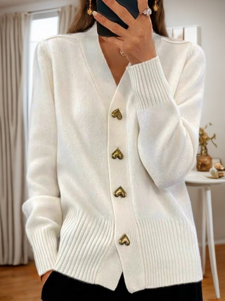 Stylish Knitted Cardigan - Comfortable and Warm
