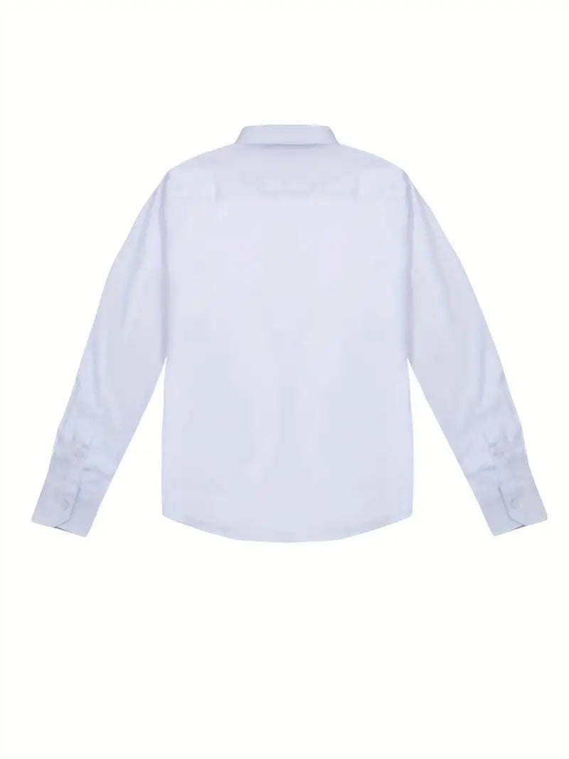 Men's Tailored Button-Up Shirt with Contrast Details