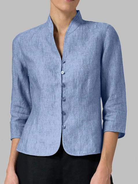 Stylish Linen Blazer | Elegant Nora Blazer