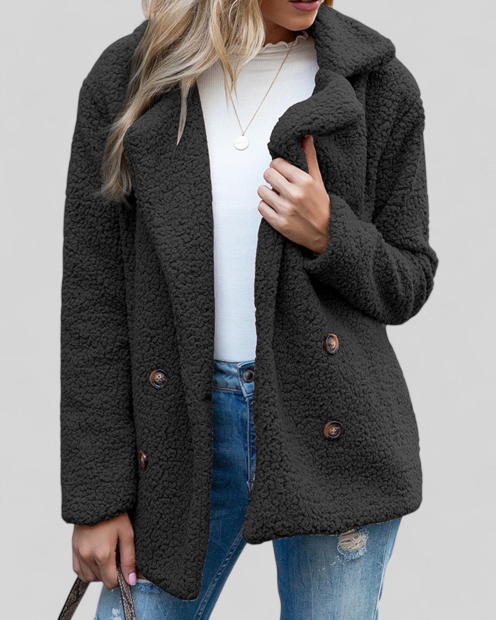 Stylish Soft Women's Coat - Elegance & Comfort