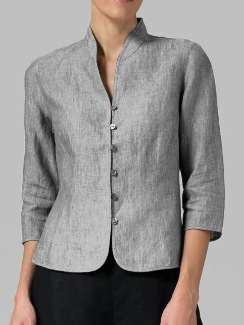 Stylish Linen Blazer | Elegant Nora Blazer