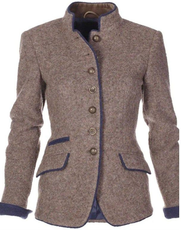 Stylish Vintage Blazer with Elegant Buttons
