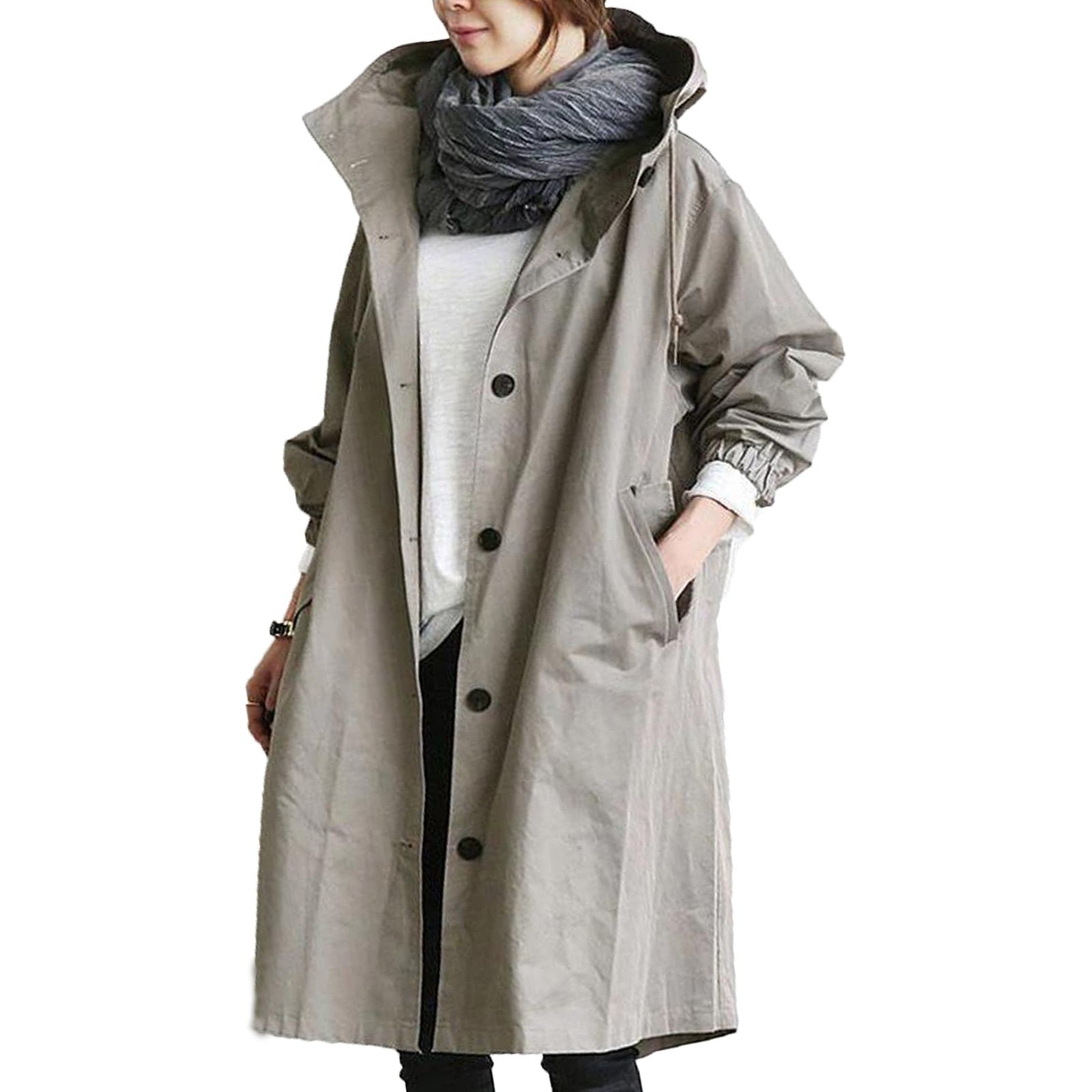 Stylish Waterproof Women's Rain Jacket - Ideal for Spring and Summer