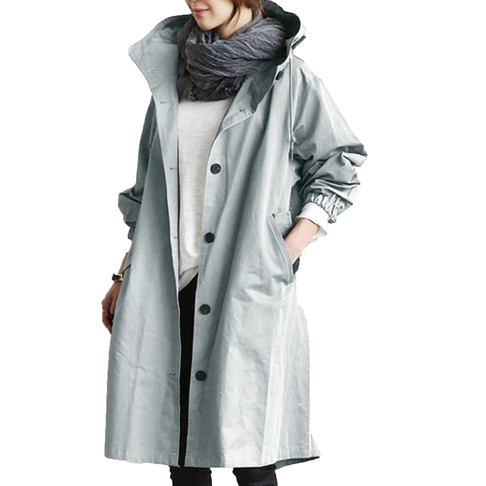 Stylish Waterproof Women's Rain Jacket - Ideal for Spring and Summer