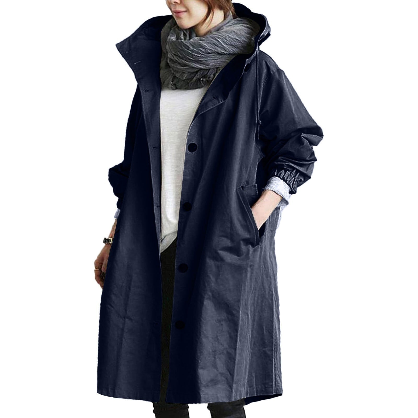 Stylish Waterproof Women's Rain Jacket - Ideal for Spring and Summer