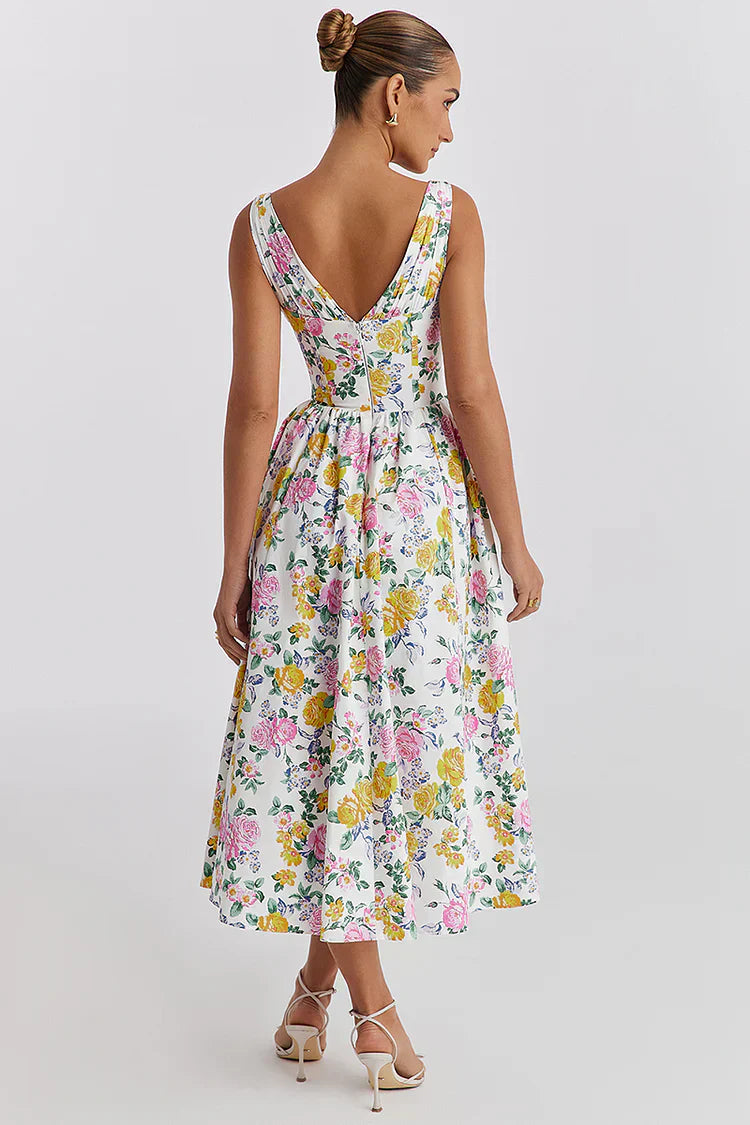 Women’s Classic Floral Midi Sundress