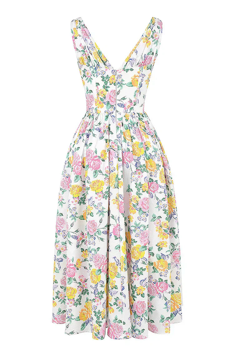 Women’s Classic Floral Midi Sundress