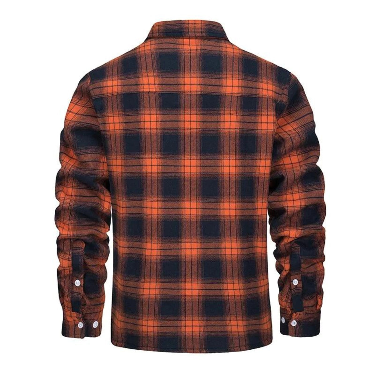 Men’s Sherpa Lined Plaid Shirt Jacket