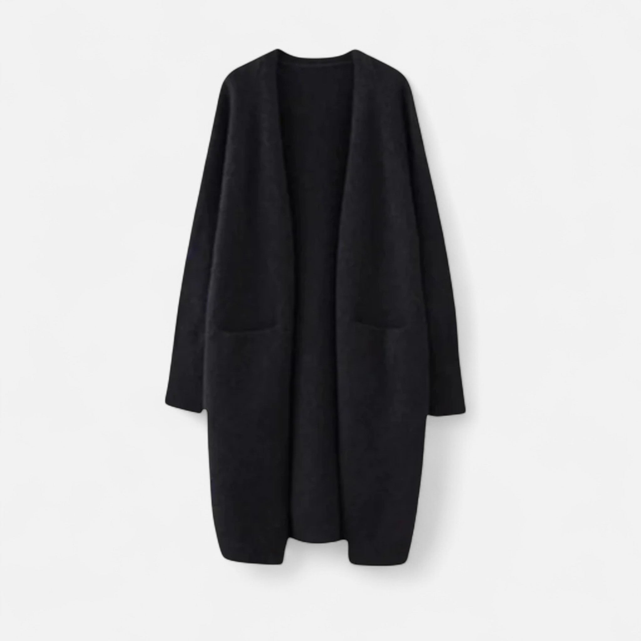 Women’s Longline Relaxed Fit Open Front Cardigan