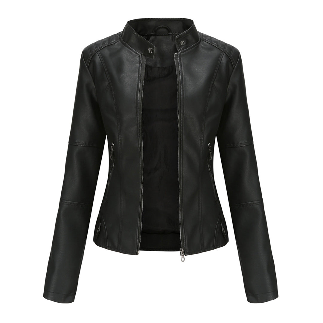 Stylish Custom-Made Leather Jacket for Women