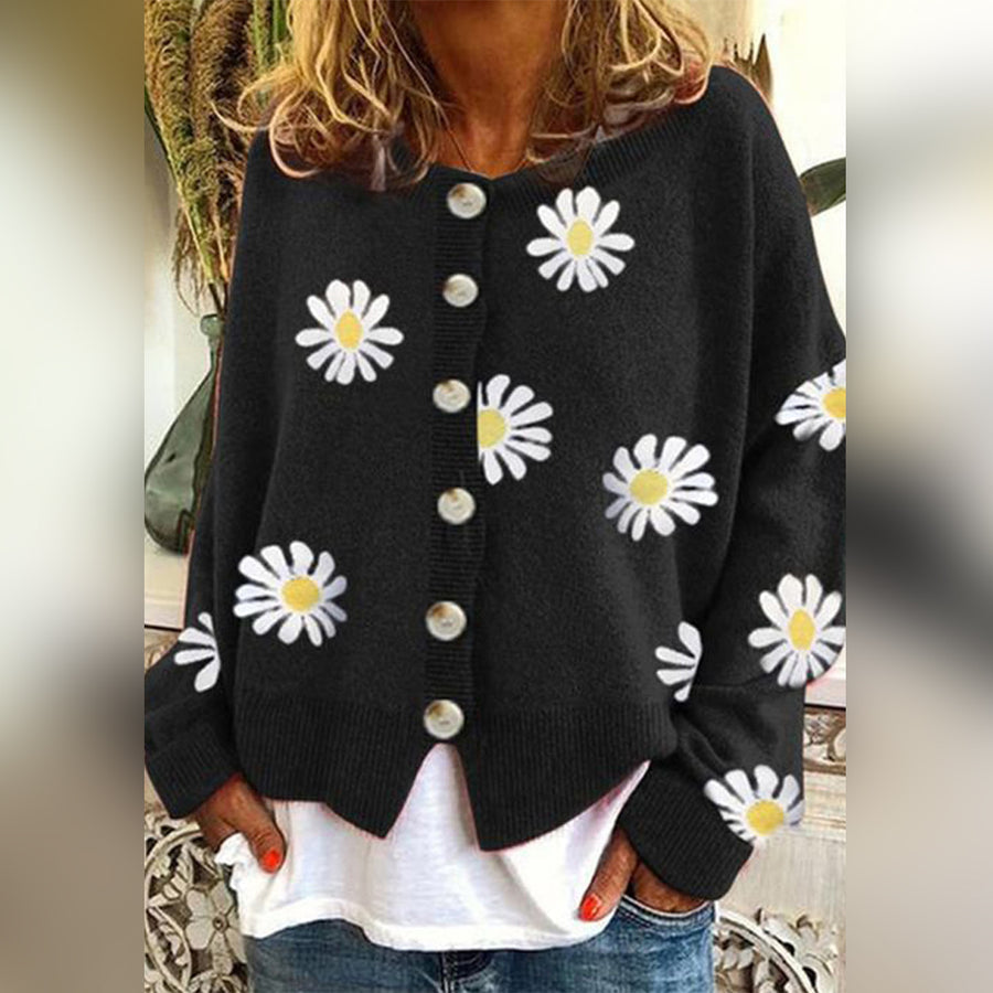 Stylish Women's Cardigan with Floral Print | Comfortable