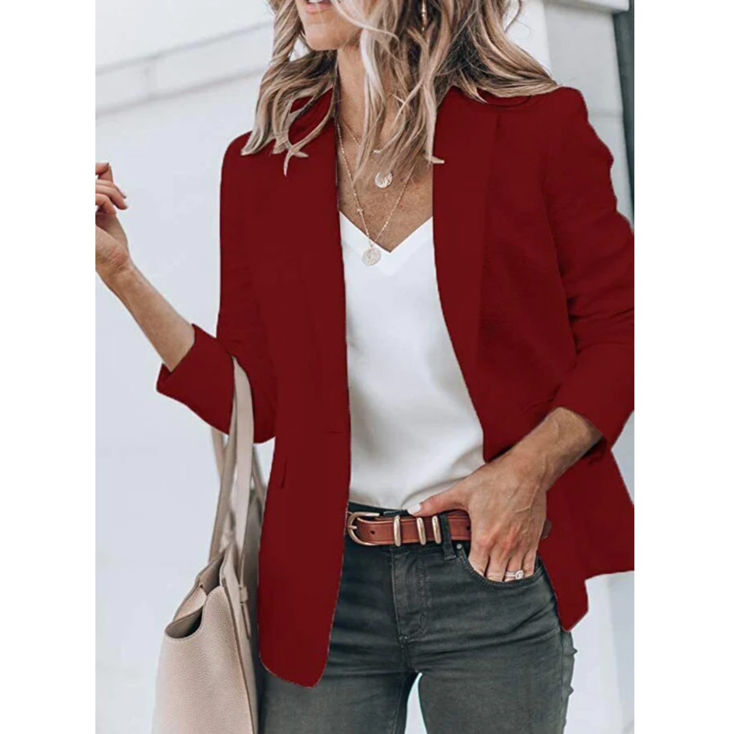 Stylish Women's Blazer with Practical Pockets | Ideal for Casual Days