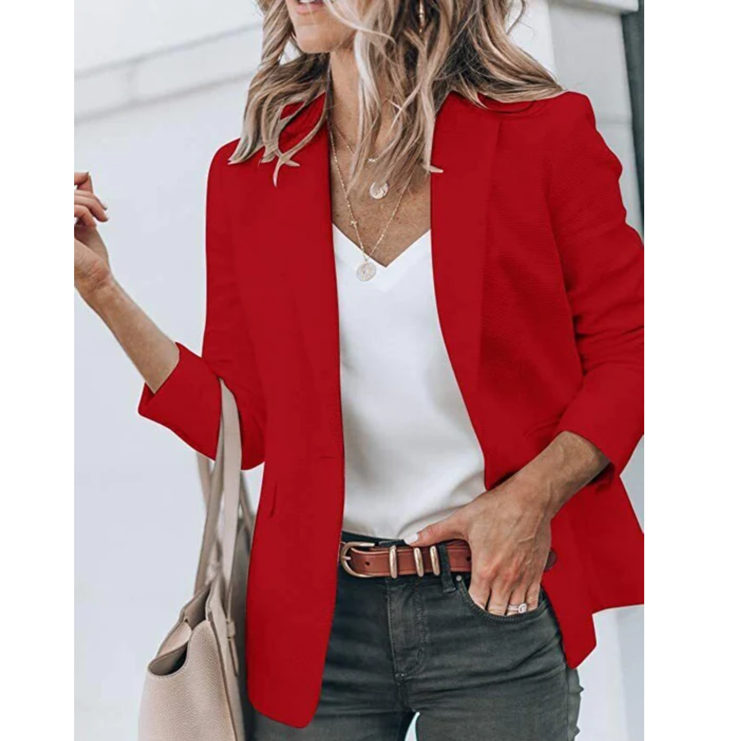 Stylish Women's Blazer with Practical Pockets | Ideal for Casual Days
