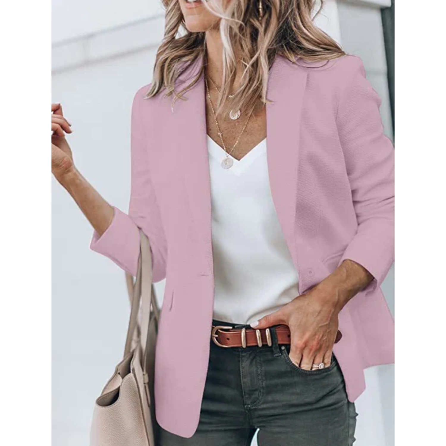 Stylish Women's Blazer with Practical Pockets | Ideal for Casual Days